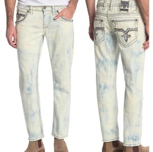 🆕️Rock Revival Slim Straight Jeans. Men Size: Waist 34x30 Inseam.